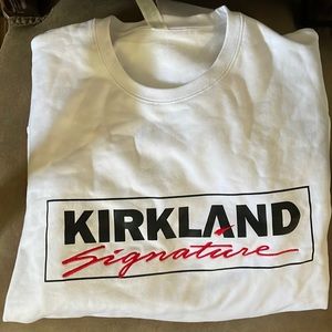 White Kirkland Signature Sweatshirt Size XL/XXL
